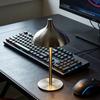 Touch Dimming USB Table Lamp - Post-modern Mushroom Bud Design for Atmospheric Creative Night Lighting