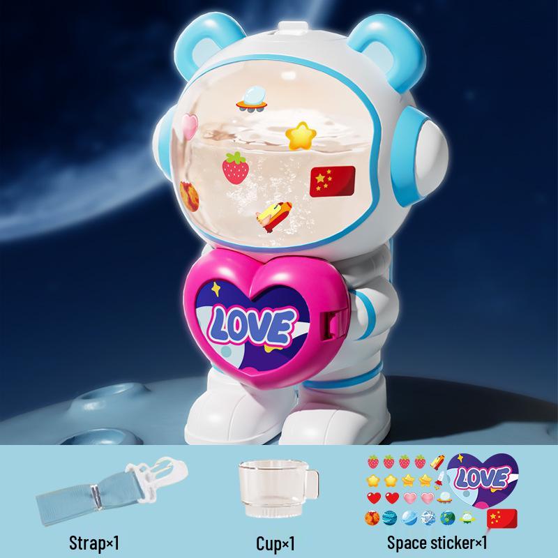 

Мини детский диспенсер для воды «Астронавт» с большой кружкой и мультяшным ремешком OPP Bag