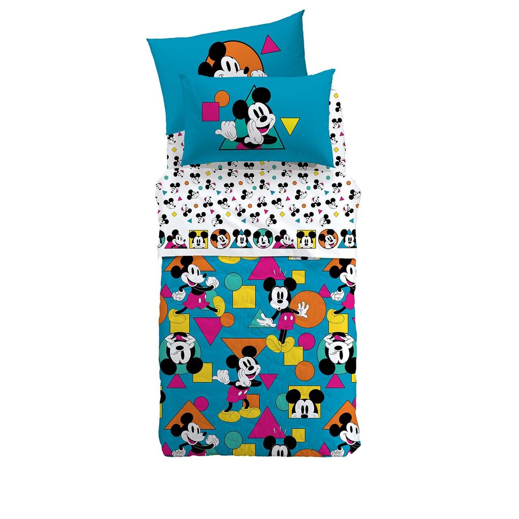 Mickey Geo Disney Spring Cotton Bedspread