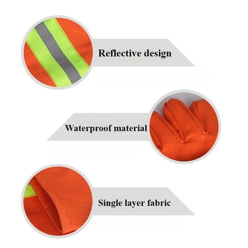 Fire Gloves Thicken Wear Resistant Gloves Fire Proof Fireman Gloves Campus Fire Safety Activities Forest Firefighting Training