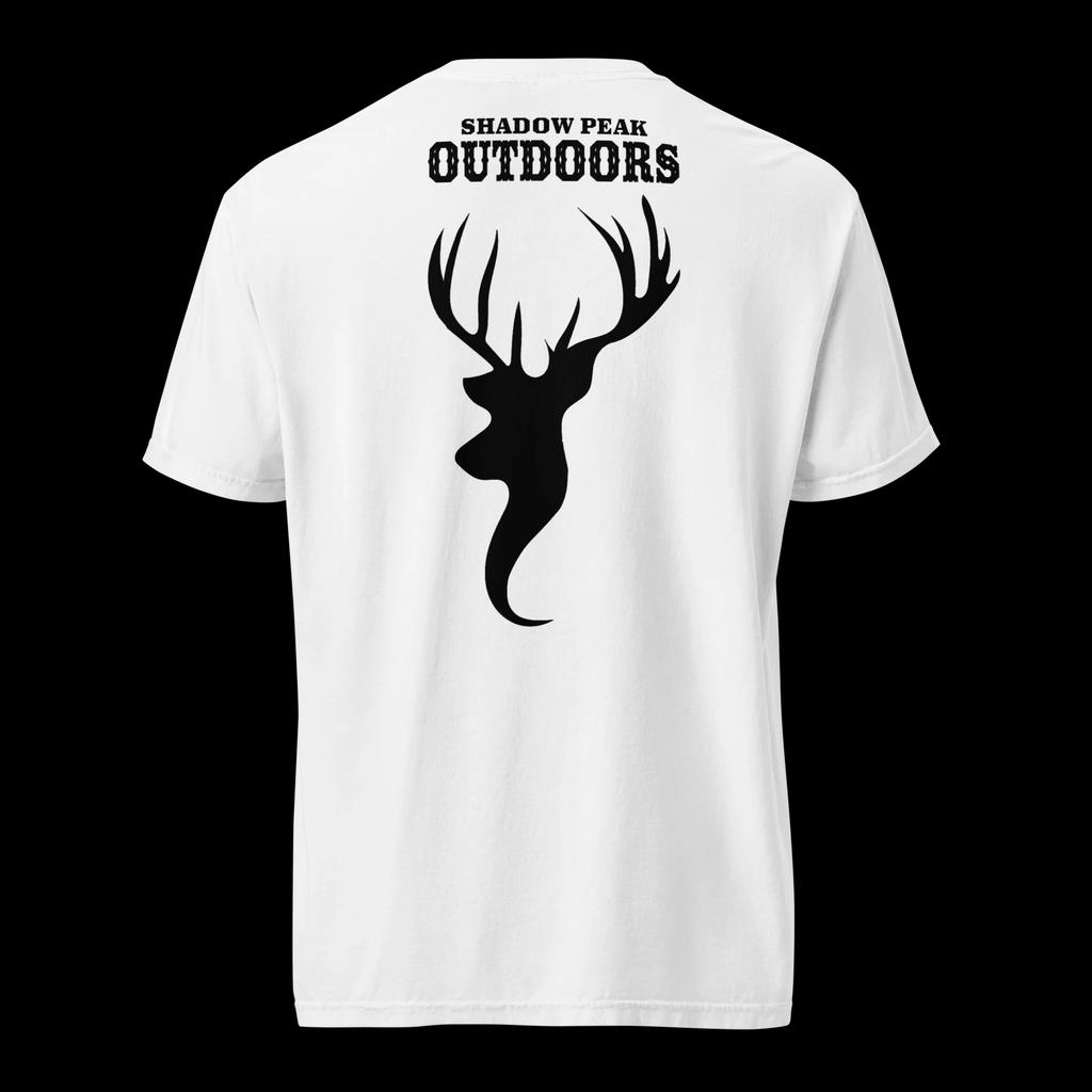 Shadow Peak Outdoors Deer Silhouette Tshirt Cotton Hunting Lover Short Sleeve Tee Unisex Casual Outdoor Tops