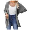 Women's Solid Color Comfortable Home Cardigan Long Shirt Shawl Jacket