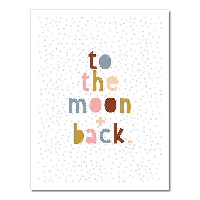 Nordic Abstract Poster Line Face Canvas Painting Wall Art Pink Style Letter Lucky You Pictures For Living Room Modern Decorative No Frame