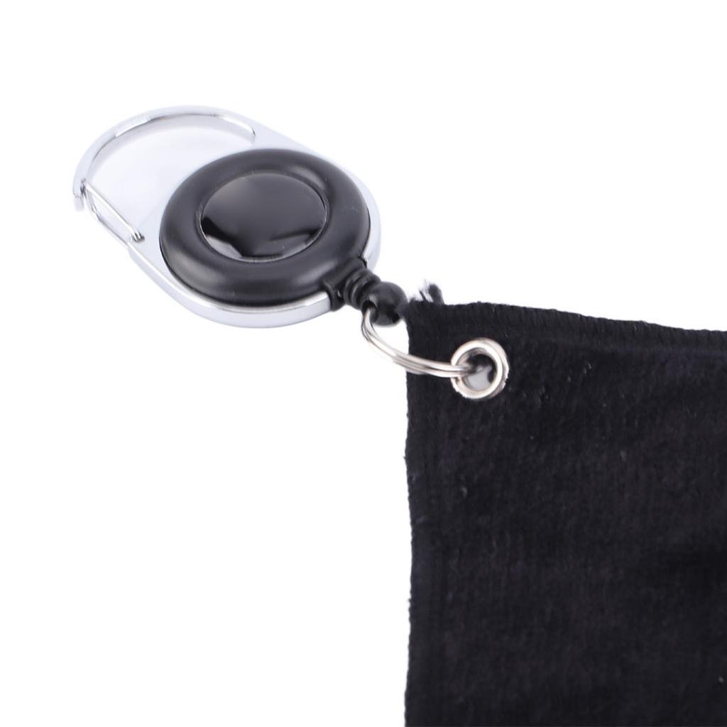 1 pcs Double-sided Plush Cotton     Cleaning Towel Cloth with Pulling Rope Buckle(blue )