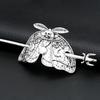 Vintage Nordic Metal Hollow Butterfly Hair Stick For Women Men Fashion Silver Color Viking Amulet Handmade Alloy Hair Accessory