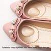 Forefoot Pad Massage Silicone Insole for High Heels – Shock Absorbing, Thickened, Arch Support.