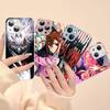 Hot Blooded Fantasy D-DandadanS Anime For IPhone 14 13 12 Mini 11 Pro XS Max X XR 14 Plus Tempered Glass Cover