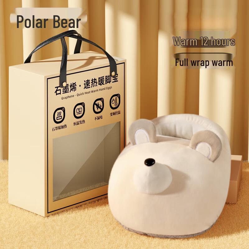 

Plush Rechargeable Electric Foot Warmer