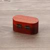 Wood Guitar Pick Storage Box Container Portable Guitar Pick Box Holder Collector with 5 Guitar Pick Gift for Guitarist