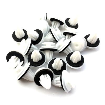 50PCS Car General Accessories Door Panel Clips with Seal Ring Fastener Rivet Bumper Clip