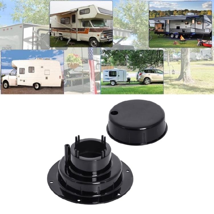 Travel Trailer Roof Vent Protection Caps Versatile Ventilation Stops Odors & Promotes Dry Interiors in Wet Conditions