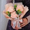 Handmade Rose Knit Yarn Flower Bouquet - Perfect Gift for Mother's Day, Graduations & Employees