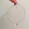 Fashion Acrylic Ball Pendant Metal Necklace for Women Hot Girls Harajuku Niche Necklace Sweet Cool Y2k Jewelry 2023