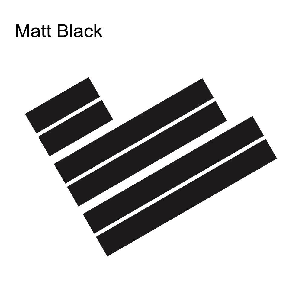 3Pcs Car Stickers Auto Hood Bonent Roof Tail Decor Decal Graphics Stripes Kit Vinyl Tuning Cover For Ford Mustang GT500 GT350 GT
