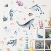 Luminous Ocean Animal Wall Sticker For Kids Bedroom Decor Baby Room Fluorescent Night Llight Whale Sticker Shines In The Dark