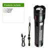 2025 NEW Ultra Bright Flashlights 900000LM Powerful Rechargeable Torch 2000M Portable Lamp Outdoor Camping Lantern
