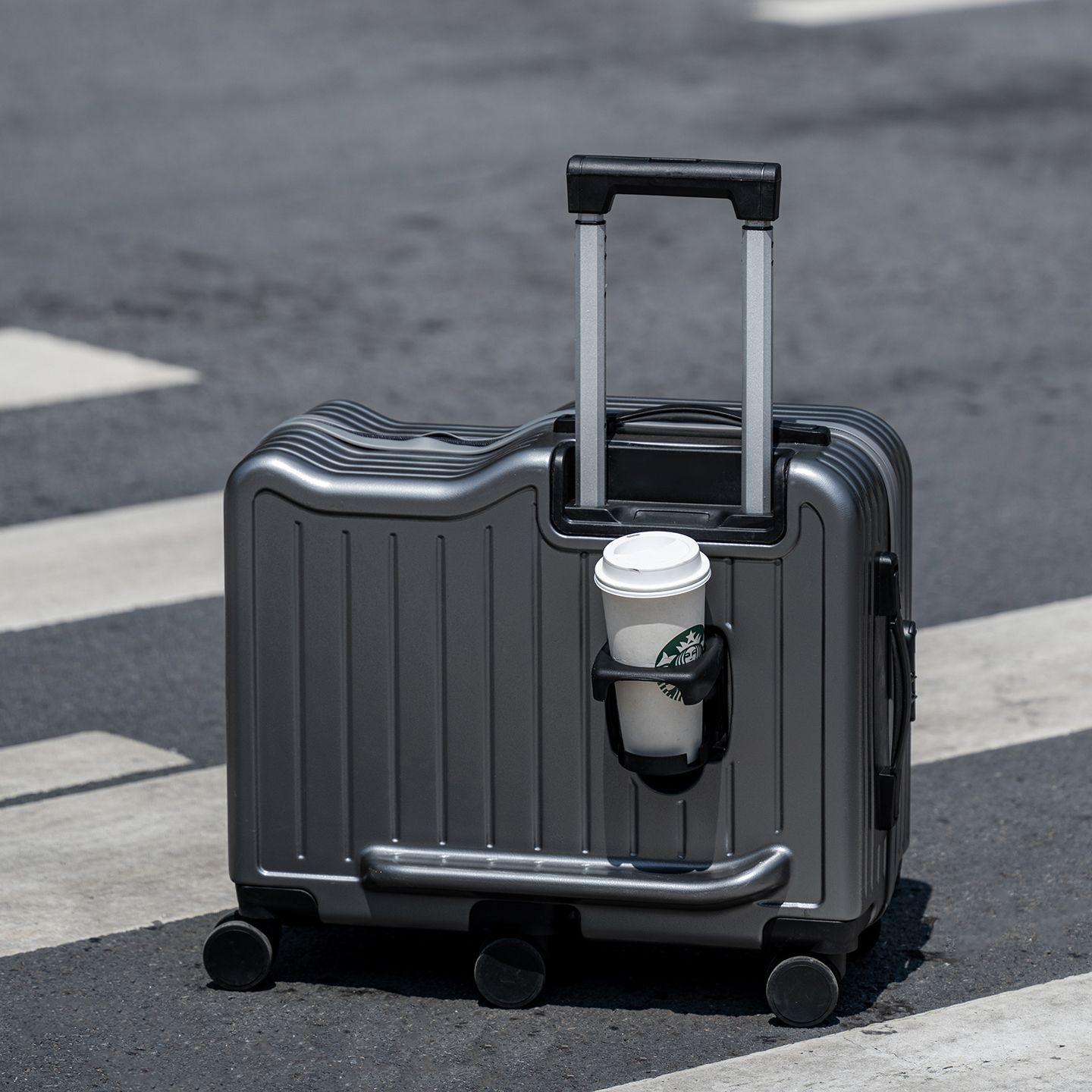 Детский чемодан-спиннер с бесшумными колесами: Прочный, Запираемый, Универсальные колеса, Дорожная тележка 18-inch