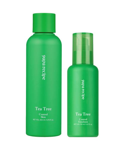 Paparecipe Teatree Control Basic 2-Piece Set (Skin+Emulsion) Free
