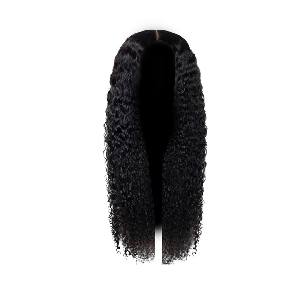 Deep Wave Synthetic Wig for Black Women Wear Deep Curly Soft Wig Natural Black Color Replacement Wigs for Daily Party Use