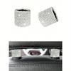 2pcs/Set Rhinestone Decorated Car Headrest Rings, Universal Seat Connector Decorative Rings