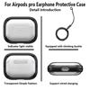 For Airpods Pro 2 TPU+PC Cover semitransparent Case With Rope Earphone Accessories For Apple Airpod 3/2/1 With 360° stand