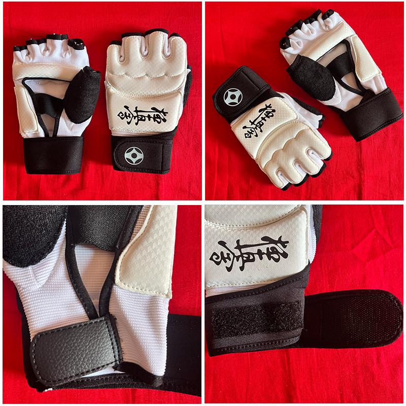 Kyokushin Half Fingers Gloves Karate MMA Fighting Training Boxing Gloves TKD Martial Arts Sparring Hand Protector Kids Adults
