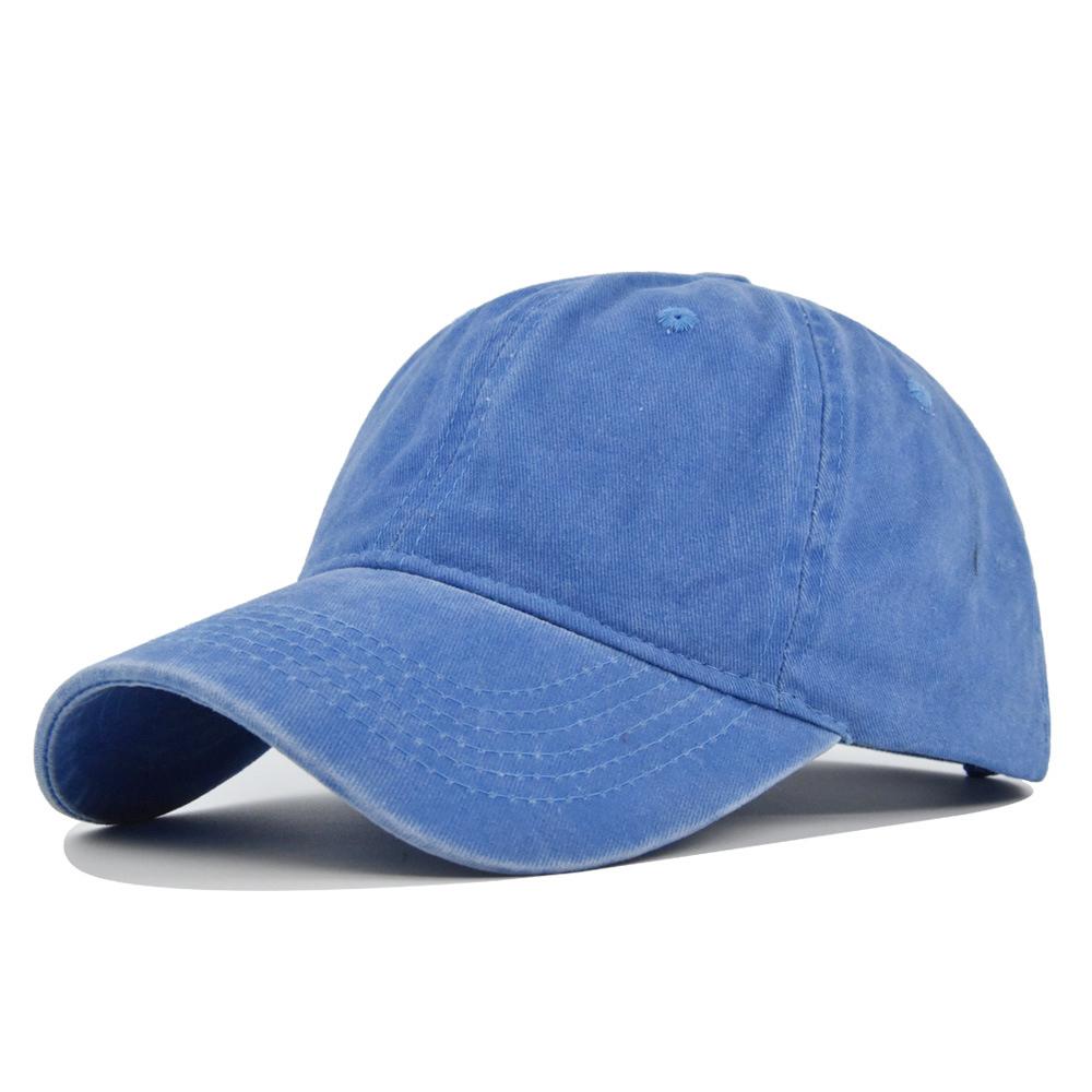 Baseball Cap Snapback Hat Spring Autumn Cap Pure Cowboy Water Washing Hats Hat Hip Hop Fitted Cap For Men Women Grinding