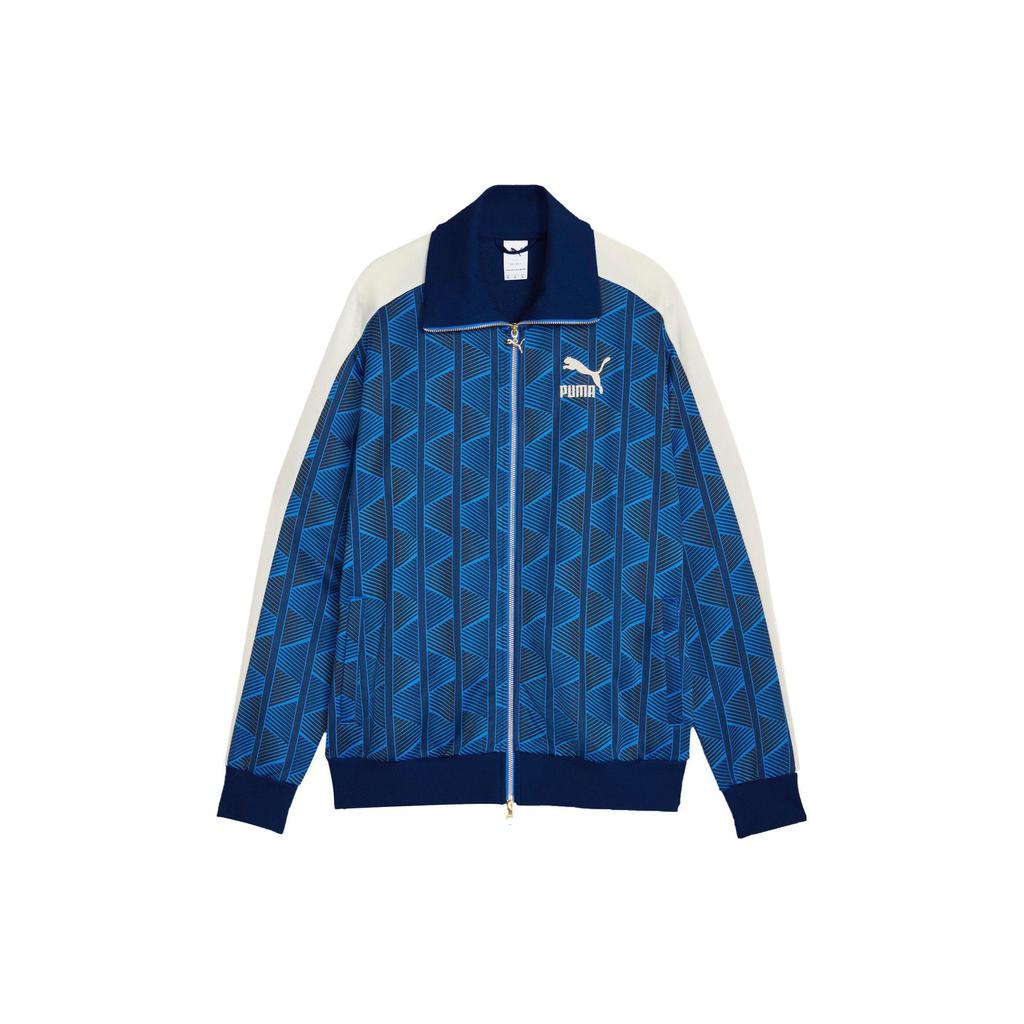 PUMA The NeverWornII T7 セットアップ　ブルー　XL Puma The Neverworn II T7 Track Jacket Full-Zip Casual Collar