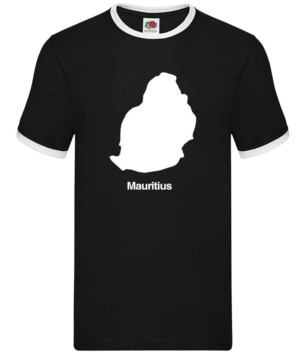 Paese Silhouettes Mauritius - Uomo Suoneria - Port Louis Africa Viaggio Regalo XL