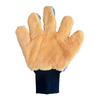 1 Stück beidseitiger dicker Plüsch-Waschhandschuh für das Auto, weicher 5-Finger-kratzfreier Handschuh für die Schaumreinigung, wasserdicht, Handgelenk, Detailpflege