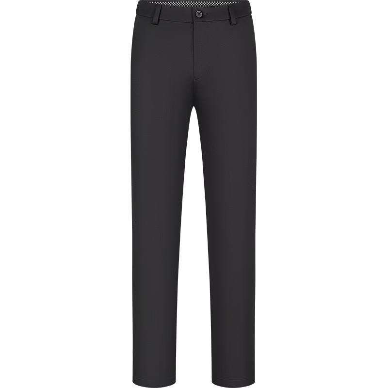 SEVEN Men s Silk-Blend Breathable Casual Knit Trousers 33 чёрный