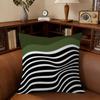 Abstract GREEN Bauhausstyle   Cushion Cover Car Throw Pillow Case For Sofa Car Christmas Gift