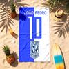 KKS Lech Poznan (1) Theme Beach Towel Sand Resistant Soft And Comfortable Suitable For The Pool Camping Yoga And Diving A Travel Essential