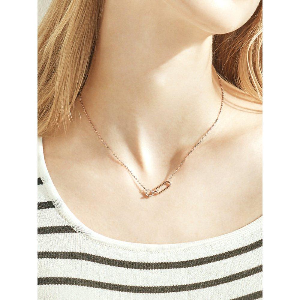 Point Clip Drop Necklace Elbrnn178