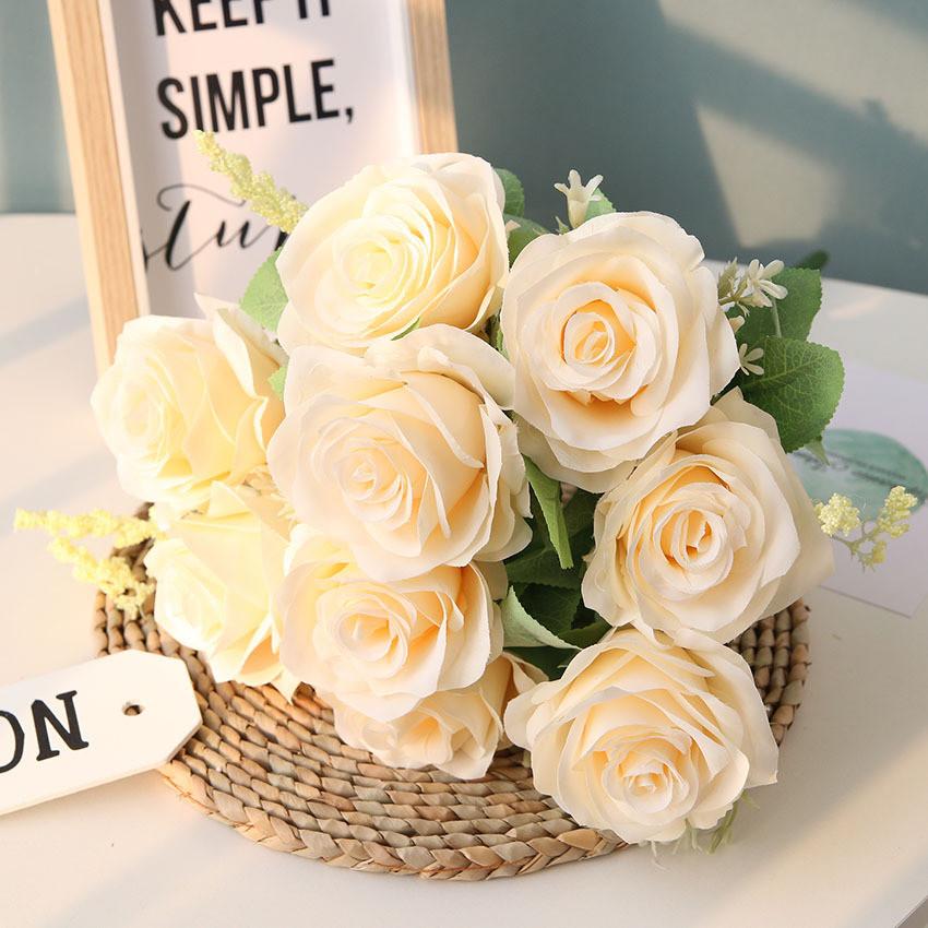Dutchstyle 9cm Diameter Artificial Roses For Home Decoration And Event Styling