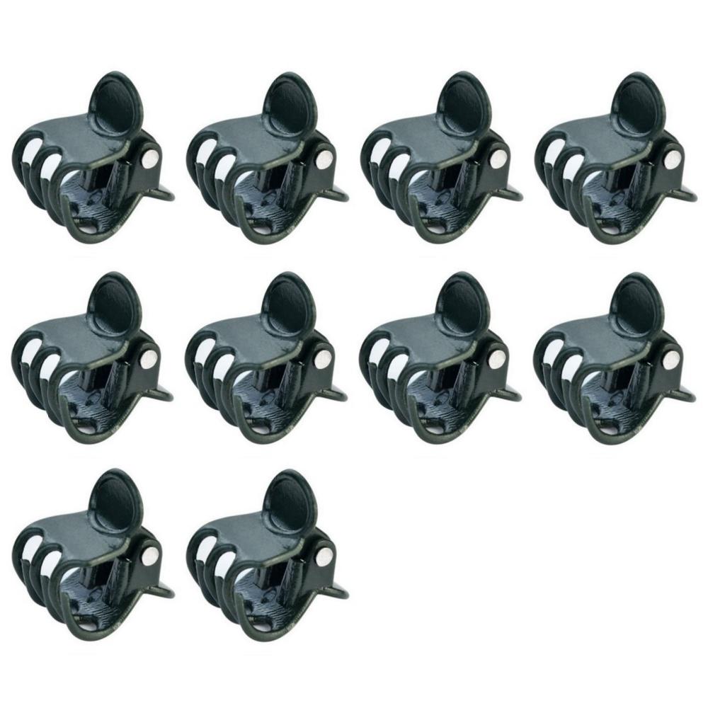 

Dark Green 6-Claw Plant Clips 10-50Pcs Bundle Branch Climbing Stem Clasp Tied Orchid Flowers Support Clamps Plant Accessories
