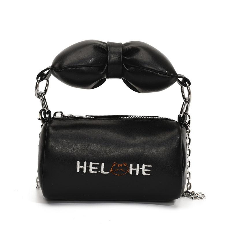 Mini small bag women's 2025 new Mori girl fashion bow foreign style versatile chain messenger small square bag