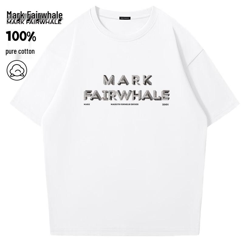 Mark Hua Fei Men's Retro Trendy Cotton T-Shirt