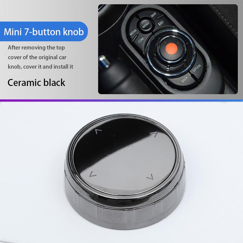 

5/7 Buttons Ceramic Car Multimedia Buttons Knob For BMW Mini Cooper F54 F55 F56 F57 F60 Countryman Multimedia Button Knob Cover