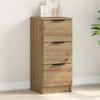 Moderner handgefertigter Eichenschubladen-Sideboard, Flur-Aufbewahrungsschrank mit Schubladen 30x30x70 cm