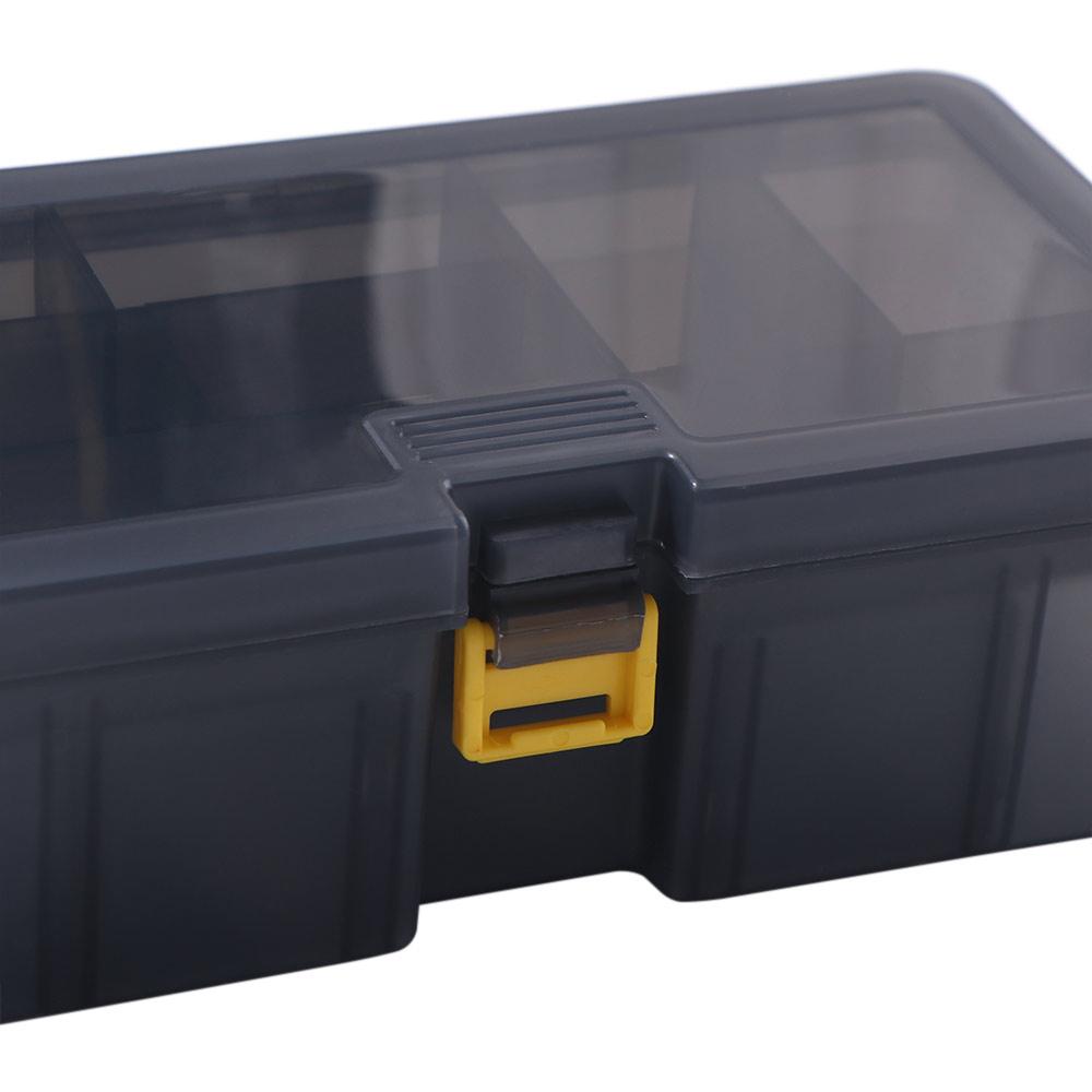 Double Layer Fishing Tackle Box Flip Cover Bait Storage Container  Fishing Tool