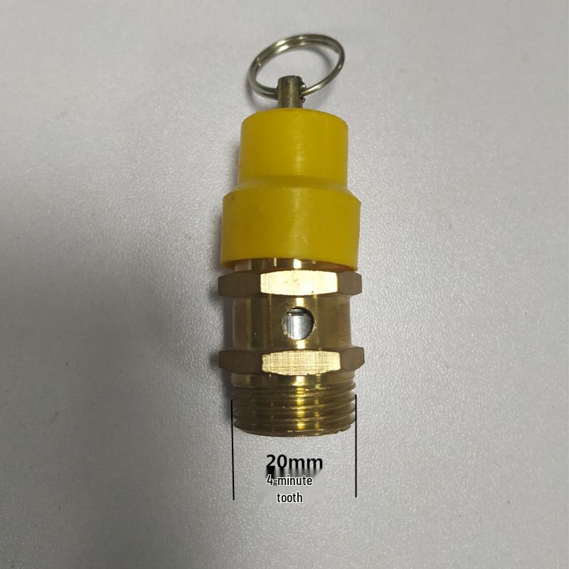 Small Air Compressor Pump Relief Valve with Pull Ring, 0.25/8 & 0.36/8, 8 kg