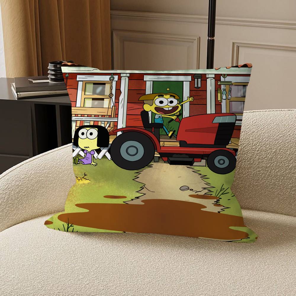 B-Big City Greens Pillow Cover Sofa Cushion Cover Home Room Decoration Children Gift