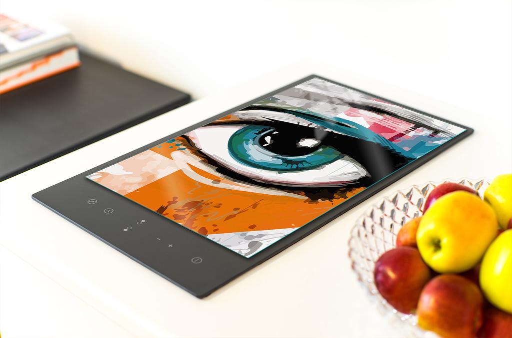 SZKLANA DESKA DO KROJENIA 35x52 OKO