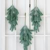 1pc Artificial Plant Pine Needle Plastic Christmas Tree Hangings Wreath Courtyard Home Festival Outdoor Garden Diy Wedding Decor