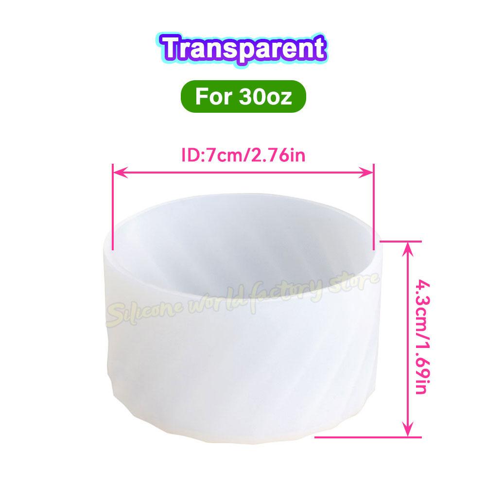 SW 40oz/30oz Fund de Cupă din Silicon pentru Pahar Stanley Adventure Quencher pentru Sticlă de Apă IceFlow cu Pai de Plăcut Mânecă 7.5/7CM