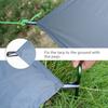 Person Silicone Camping Camping Floor Picnic Waterproof Tent Sheet GEERTOP® 1-4 Mat, Mat, Pad, (70/90/140/180/260 cm)