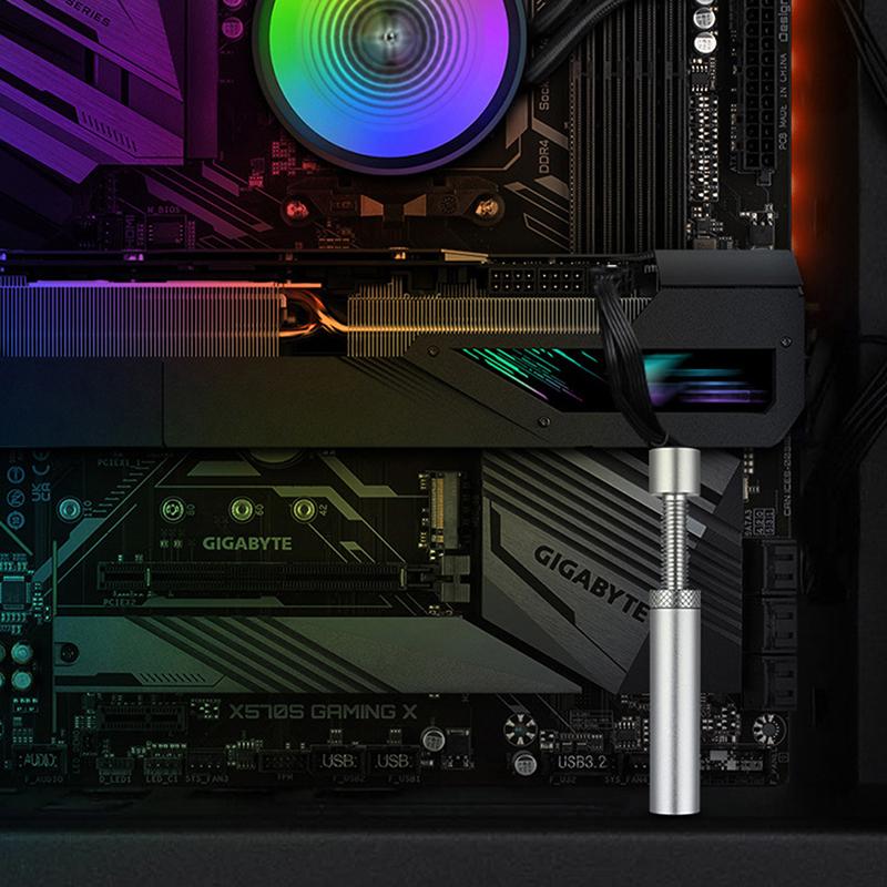 1Pcs Aluminum Alloy Graphics Card Gpu Holder Adjustable Telescopic Rotary Screw Video Card Sag Bracket