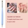 Nail Art Brushes, 6PCS Nail Design Painting Brush Sets with Nail Polish Brush Nail Liner Brush Nail Extension Gel Brush Builder Nail Gel Brush and