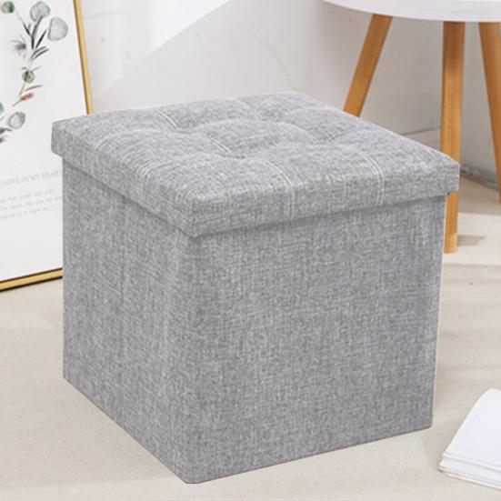Úložná stolička Multifunkční skládací velkokapacitní vodotěsná tkanina Ložnice Lavice Opěrka nohou s polstrovaným sedátkem Organizační pouf